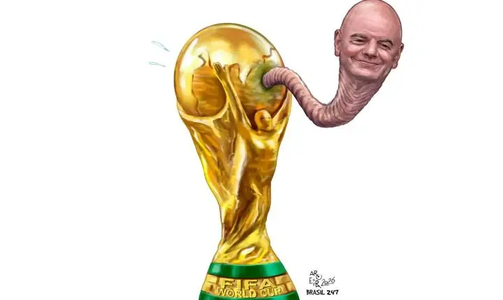 Acompanhe a nova edição da Charge do Aroeira com humor gráfico