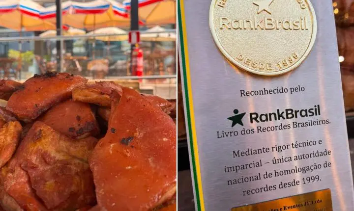 Juiz de Fora supera próprio recorde e produz a maior porção de torresmo do mundo com 529 kg
