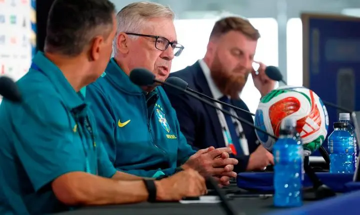 Seleção Brasileira enfrenta a Noruega na Copa do Mundo sob a estratégia de Carlo Ancelotti