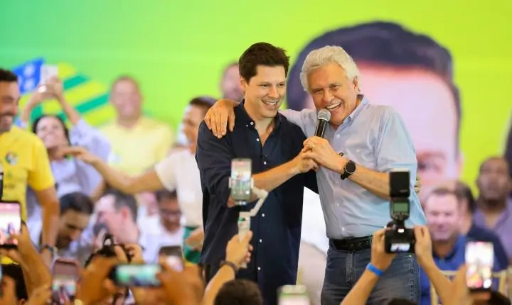 Caiado declara apoio a Daniel Vilela para liderar o governo de Goiás