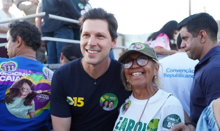 Daniel Vilela lidera pesquisa em Goiás com 45,8% e abre grande vantagem no início