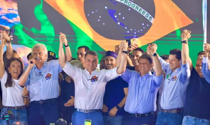 Daniel Vilela e Ronaldo Caiado declaram apoio a Flávio Bolsonaro