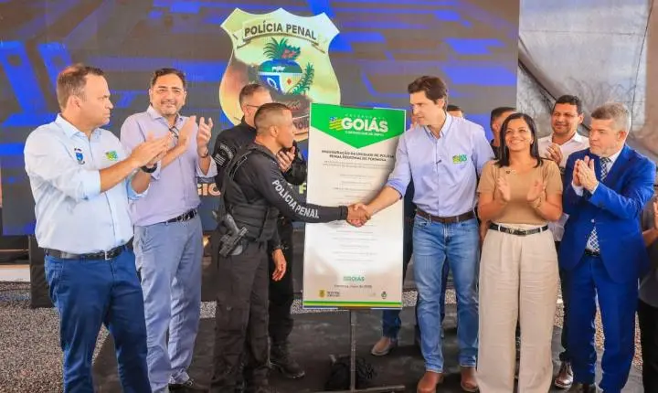 Daniel Vilela fortalece segurança no Entorno com inauguração de presídio em Formosa