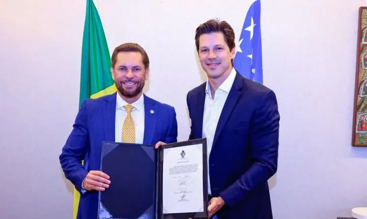 Daniel Vilela transmite o Governo de Goiás para Bruno Peixoto