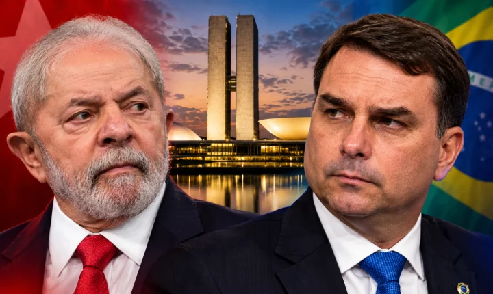 Pesquisa no DF aponta Flávio Bolsonaro à frente de Lula com 55% dos votos válidos