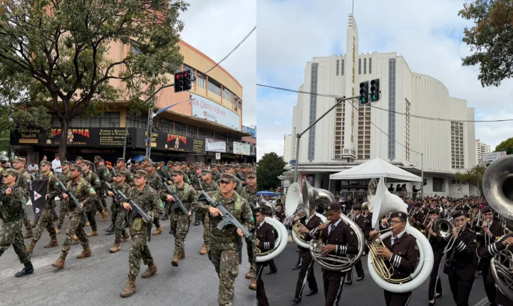 Desfile cívico-militar em Goiânia atrai mais de 15 mil pessoas no centro