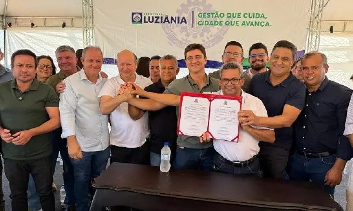 Prefeito Diego Sorgatto lança pacote de R$ 30 milhões em obras para Luziânia