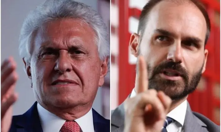 Eduardo Bolsonaro e Ronaldo Caiado se enfrentam em debate acalorado sobre green card