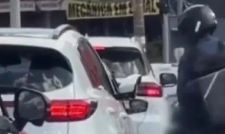 Entregador é detido em Goiânia por perseguição e danos a veículo de mulher no trânsito