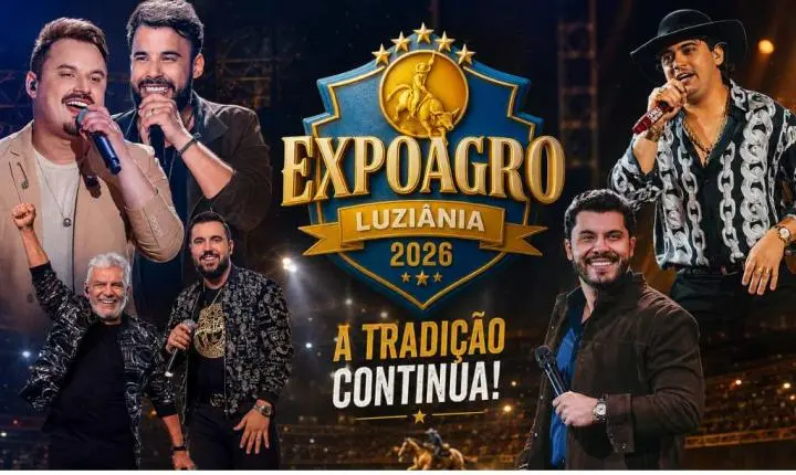 Expoagro Luziânia 2026 confirma Murilo Huff, Mato Grosso & Mathias e outros grandes nomes