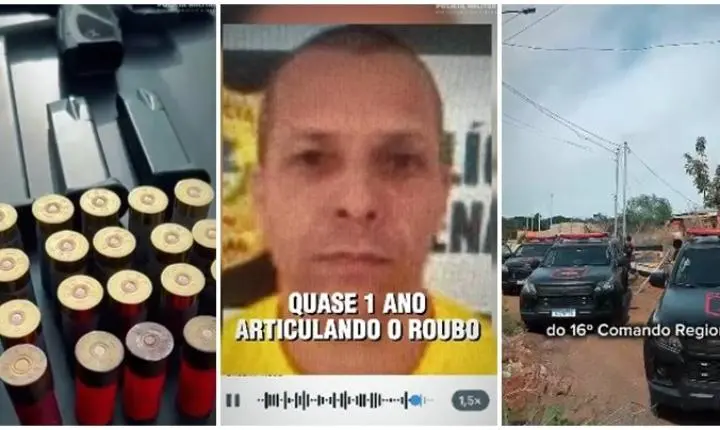 Membro de facção criminosa com histórico de roubos a bancos morre em tiroteio com a PM em Goiânia