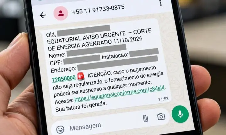Golpistas usam nome da Equatorial Goiás para enviar faturas falsas na região