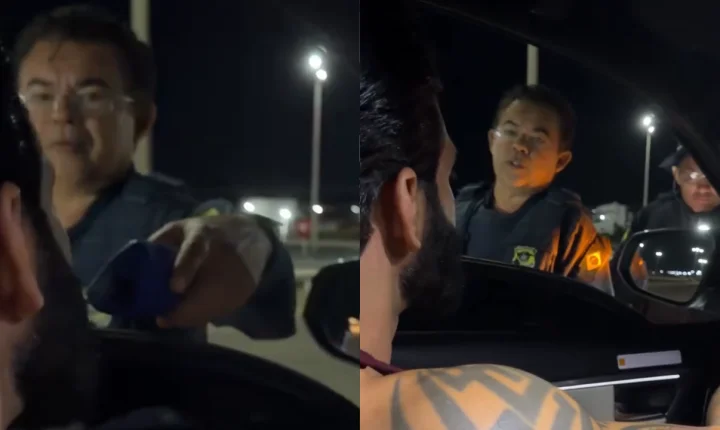 Cantor Gusttavo Lima em blitz no Rio Grande do Norte viraliza após abordagem de policial