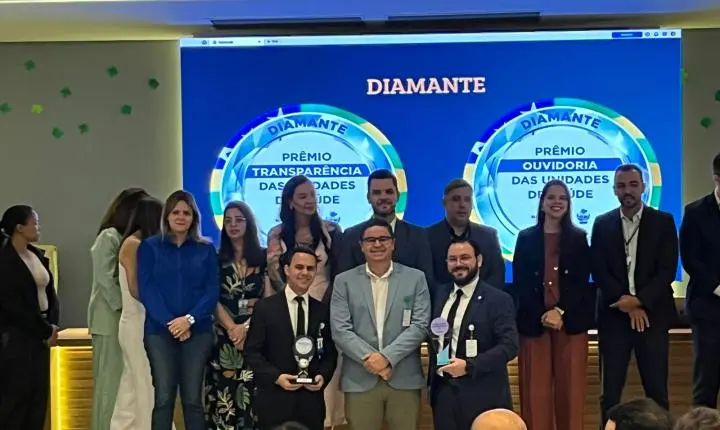 Hospital Estadual de Luziânia conquista o Prêmio Diamante por transparência