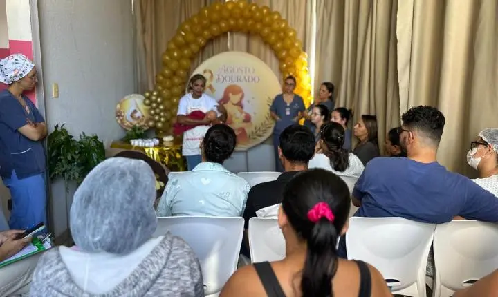 Hospital Dona Iris promove roda de conversa sobre amamentação para mães