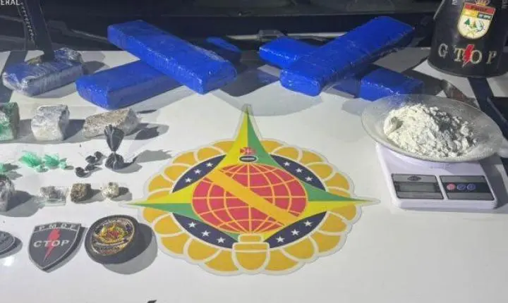 Suspeito de tráfico de drogas é preso com entorpecentes no Paranoá