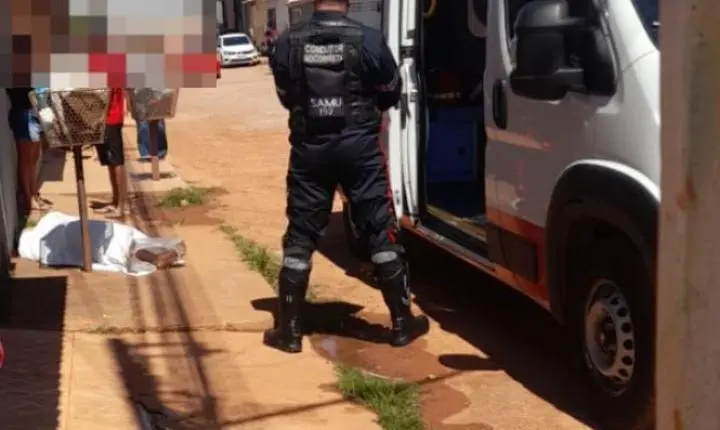 Homem sofre mal súbito na rua em Valparaíso e tem óbito confirmado pelo Samu
