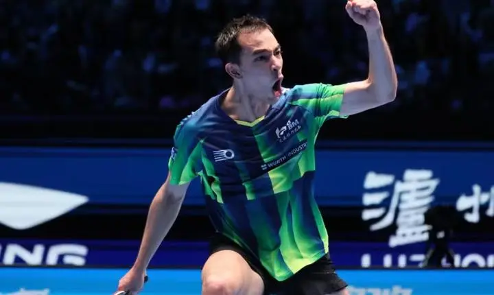 Hugo Calderano vence sul-coreano e avança para a semifinal em São José dos Campos