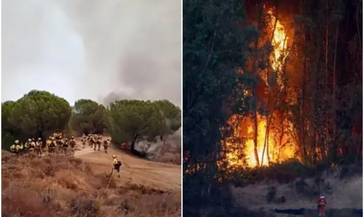 Grande incêndio florestal na Espanha destrói 4 mil hectares e força evacuação