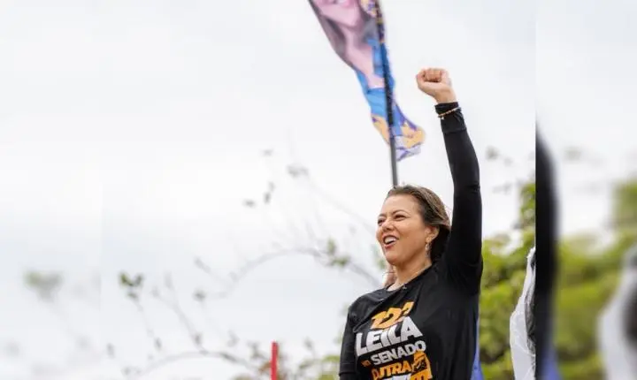 Leila do Vôlei encerra campanha com carreata em Ceilândia e Taguatinga