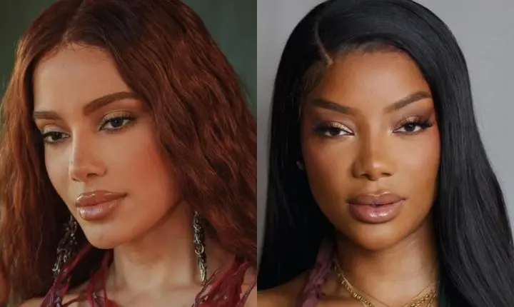 Ludmilla exigiu exclusão de foto gerada por IA que satirizava capa de Anitta
