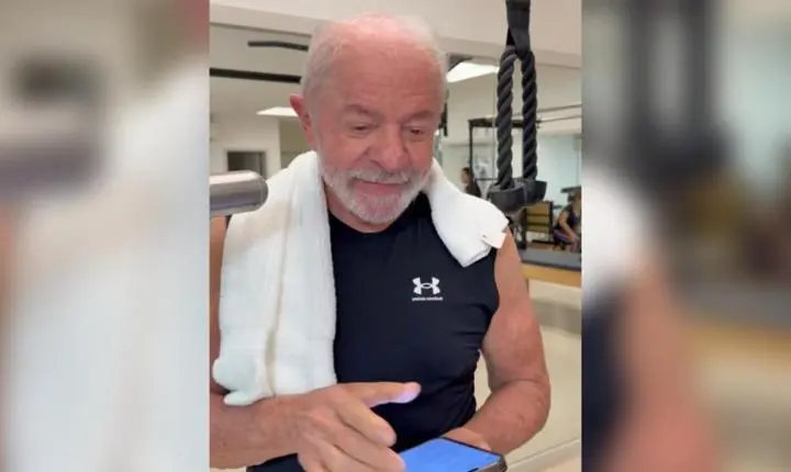 Lula incentiva inscrições no Prouni com vídeo de treino na academia