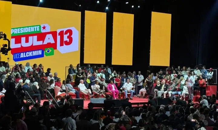 Luiz Inácio Lula da Silva reúne artistas em ato de campanha no Rio de Janeiro