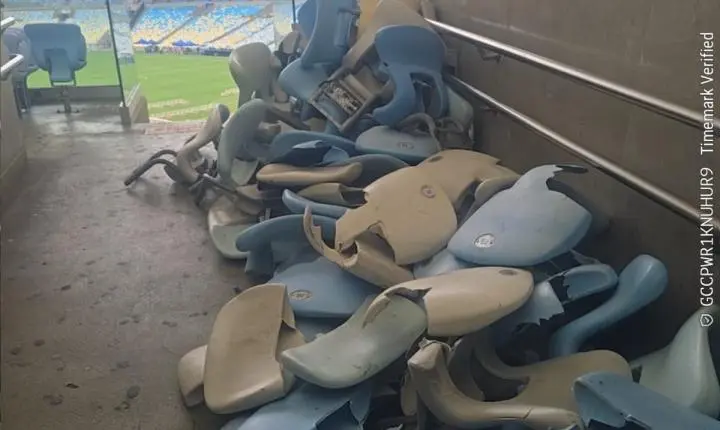 Vandalismo no Maracanã deixa prejuízo superior a R$ 300 mil após jogo