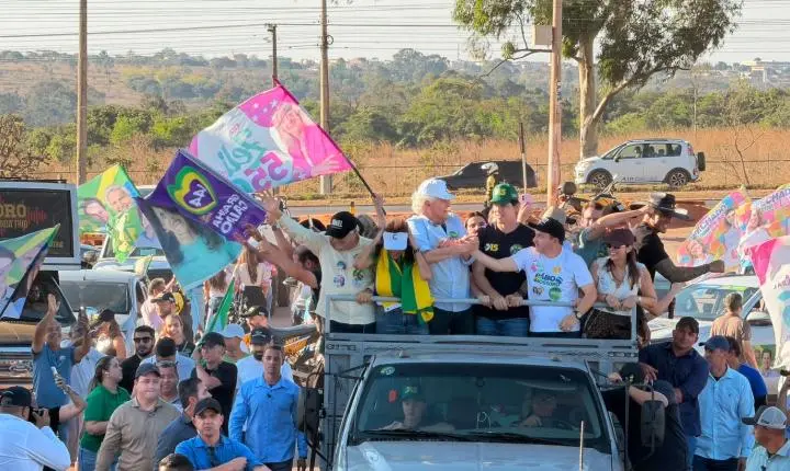 Pábio Mossoró destaca-se com apoio de Caiado e Daniel no Entorno