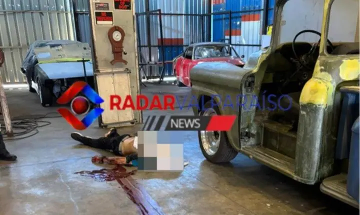 Funcionário arrasta patrão morto a facadas dentro de oficina no DF