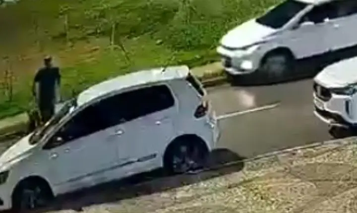 Motorista foge após atropelar pedestre cego e cão-guia em Águas Claras, no DF