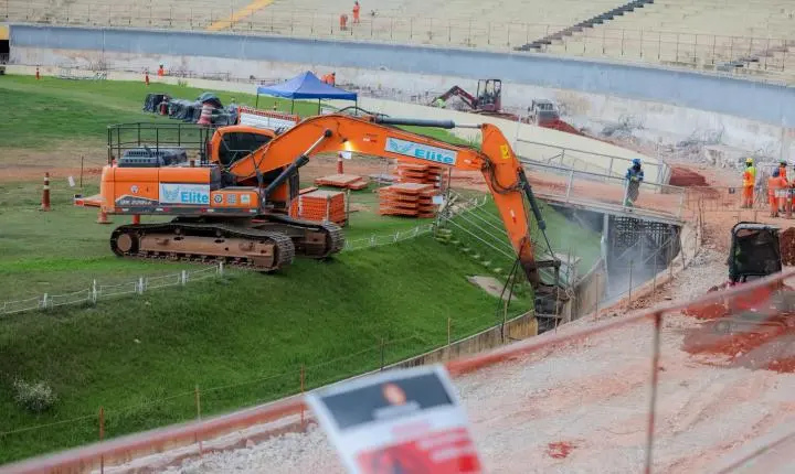 Obras no Serra Dourada avançam em Goiânia rumo a 2028