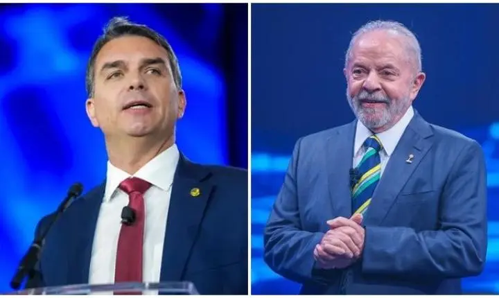 Pesquisa eleitoral mostra Flávio Bolsonaro com 48% e Lula com 46%