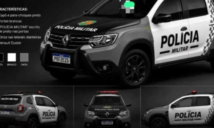 Nova identidade visual da PMGO substitui azul por cinza nas viaturas