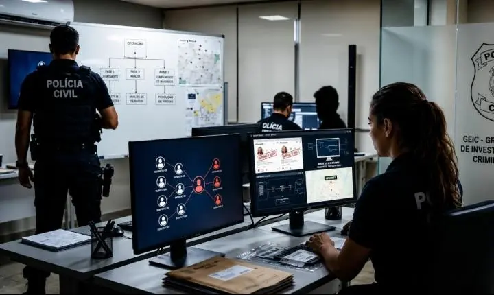 Polícia Civil apura perseguição virtual e uso de inteligência artificial em Goiás