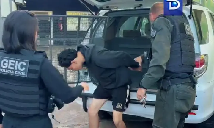 Polícia Civil de Goiás captura suspeito de roubo com invasão em Jardim Ingá