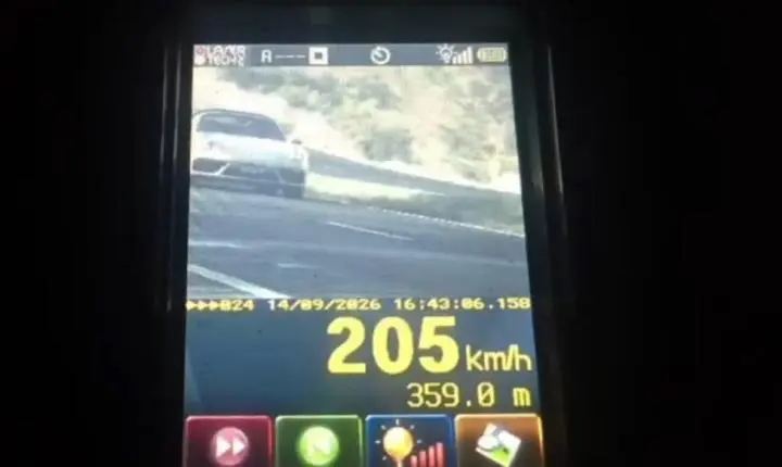 Veículo a mais de 200 km/h é flagrado pela PRF na BR-153 em Morrinhos