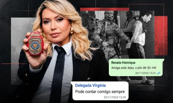 Prints expõem relação íntima entre delegada e chefe do PCC