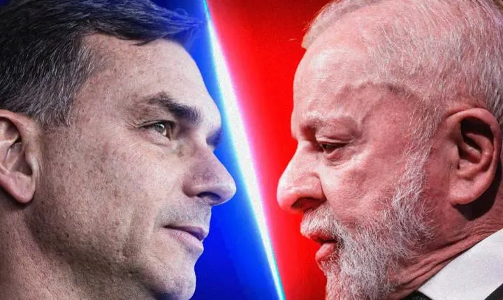 Pesquisa Quaest mostra Flávio Bolsonaro com 45% e Lula com 44% no segundo turno