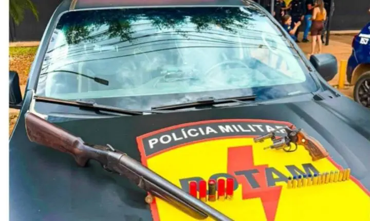 Rotam realiza prisão em Valparaíso de suspeito armado que ameaçava vizinhos