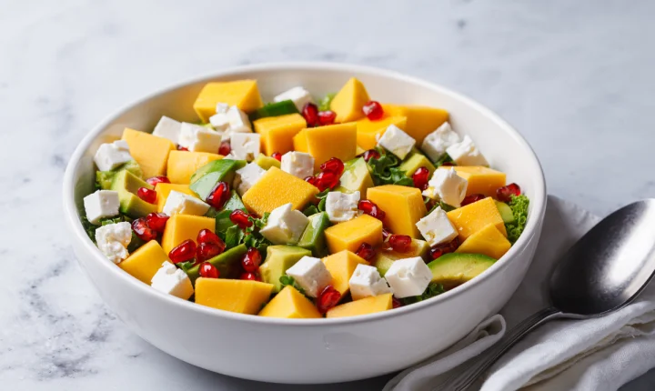 Salada de manga é receita prática e refrescante