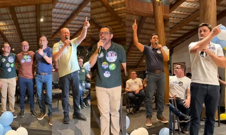 Glênio Magrini mobiliza Luziânia em apoio a Célio Silveira e Wilde Cambão