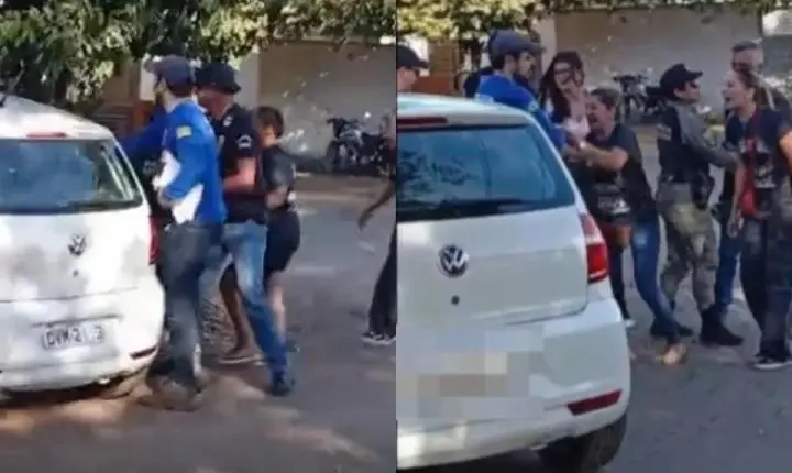 Mulher investigada por homicídio em Goiás quase é linchada após reconstituição