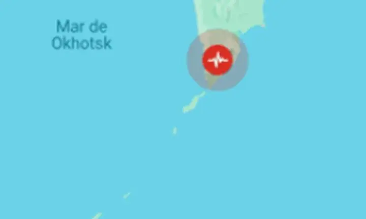 Terremoto de magnitude 6,9 atinge a península de Kamchatka na Rússia