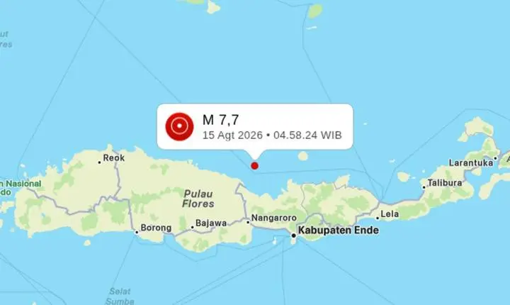 Terremoto na Indonésia de magnitude 7,7 provoca forte alerta de tsunami