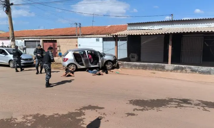 Trio suspeito de série de furtos no DF e Entorno é detido em Valparaíso