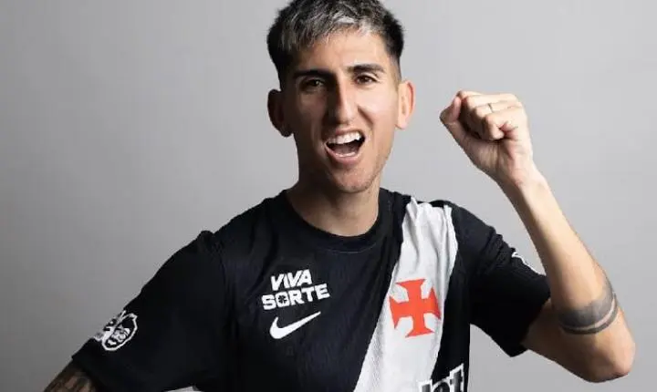 Meia Alan Lescano é anunciado como novo reforço do Vasco por R$ 36 milhões