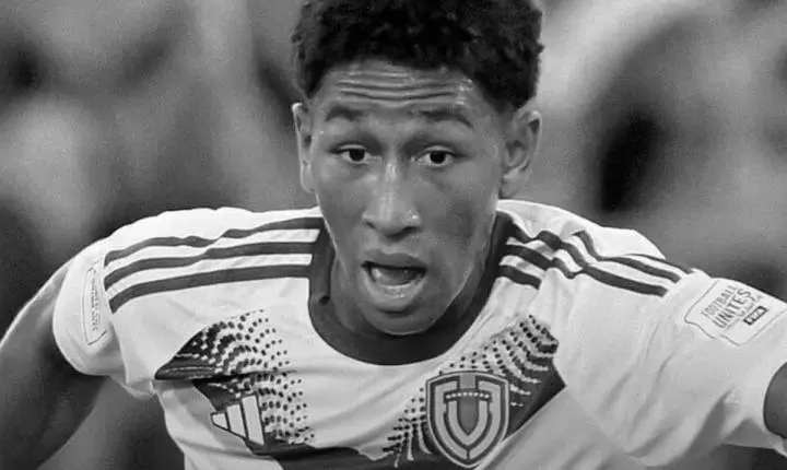 Santos Futebol Clube lamenta morte de Yimvert Berroterán após terremotos na Venezuela