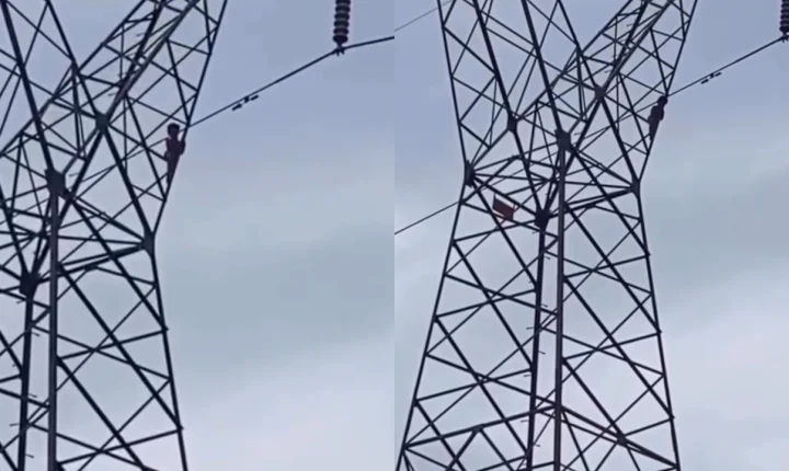 Resgate de criança em Ariquemes: menino escala torre de transmissão