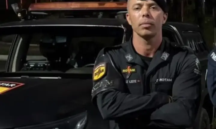 Sargento da rotam morre após capotamento de viatura em rodovia de goiás